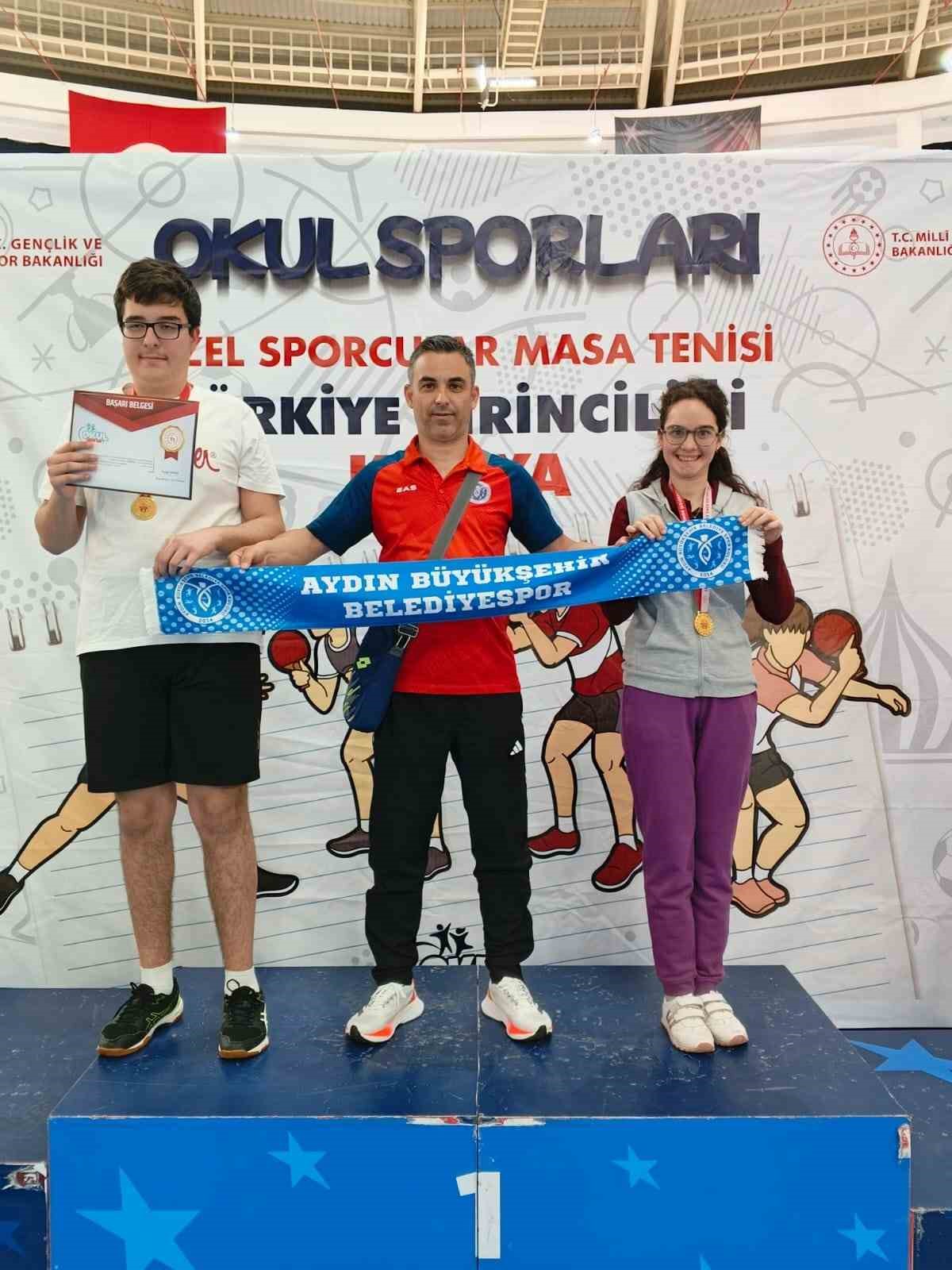 Aydın’ın özel sporcularından Türkiye şampiyonluğu