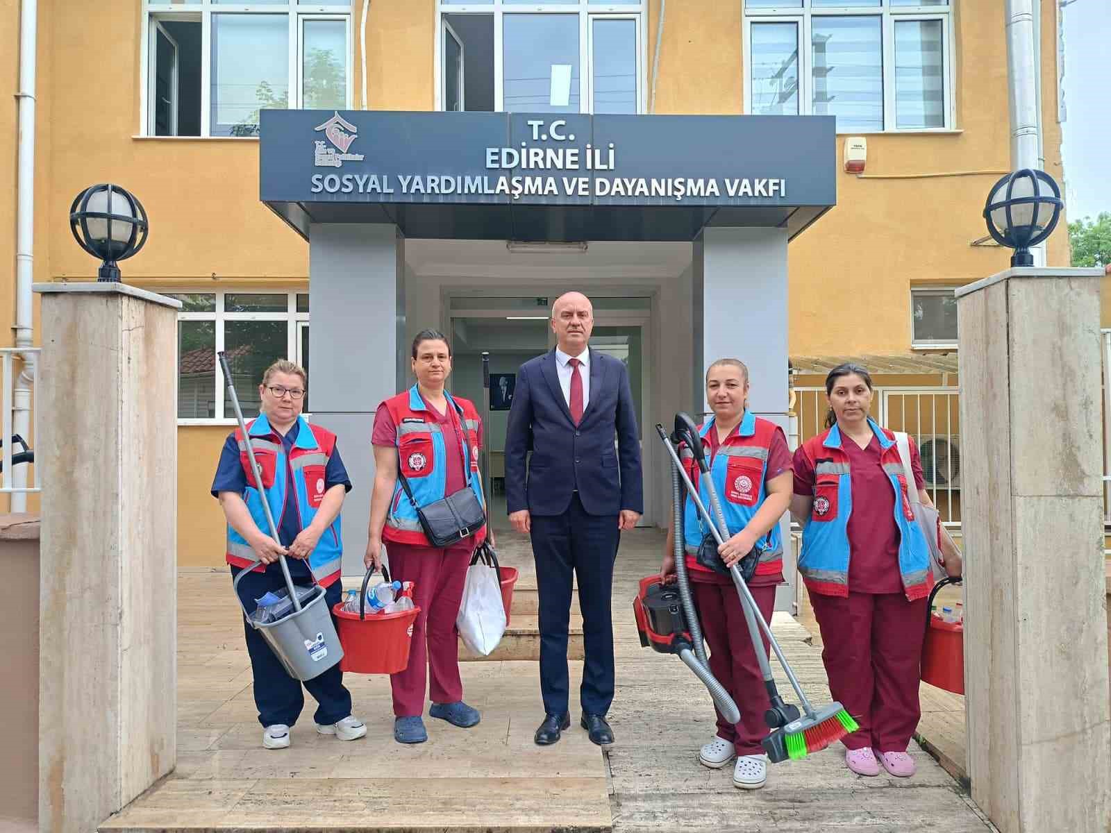 Edirne’de vefa hizmetleri yüzleri güldürüyor, gönülleri ısıtıyor