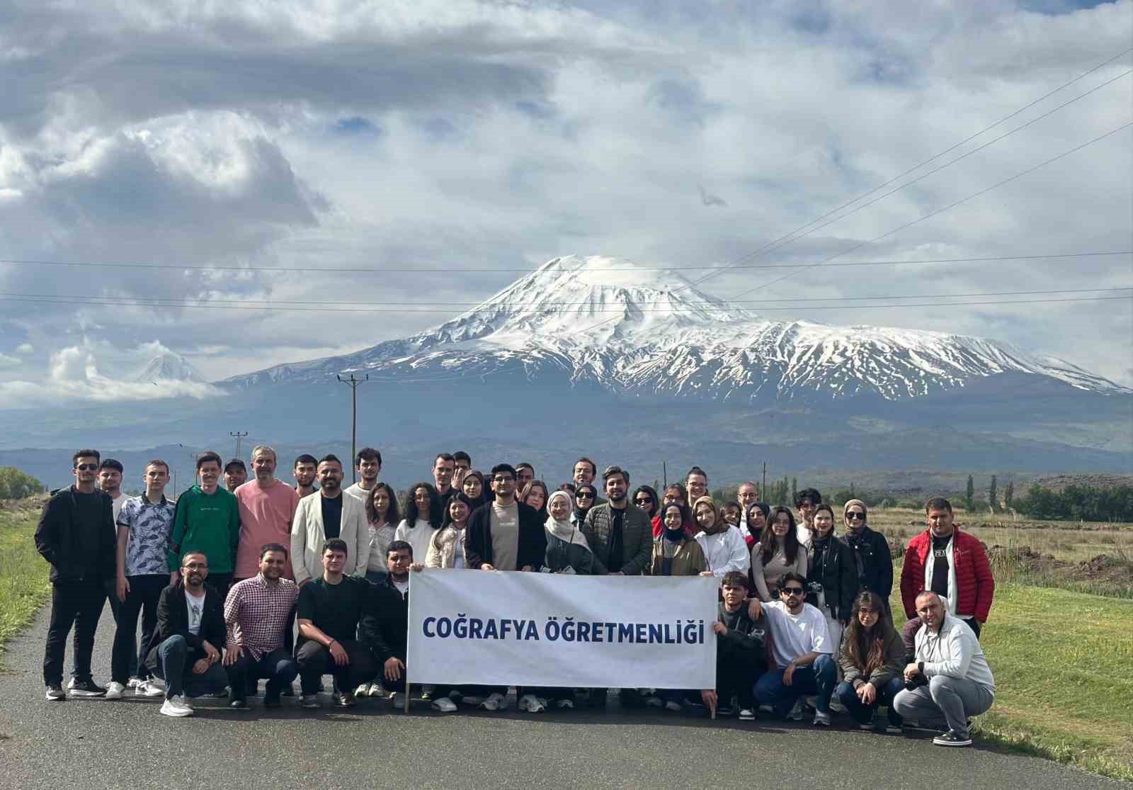 Geleceğin coğrafya öğretmenlerinden Kuzeydoğu Anadolu’da saha araştırması