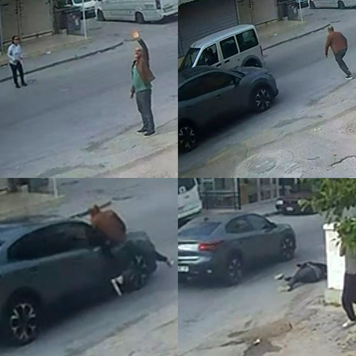 El sallayıp karşıya ge&ccedil;mek isterken otomobil &ccedil;arptı
