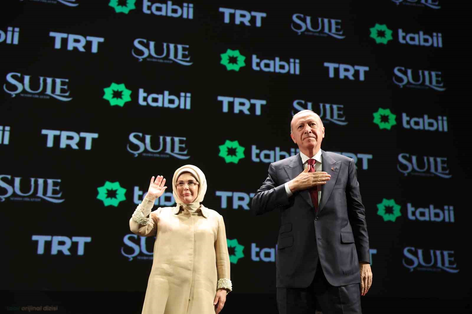 Cumhurbaşkanı Erdoğan, "Şule Senin Hikayen" dizisinin galasına katıldı
