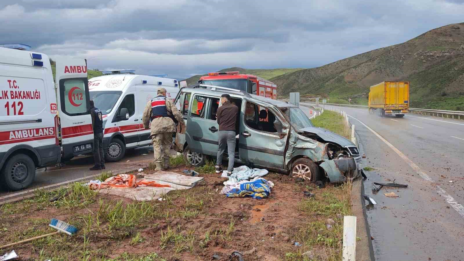 Aşkale’de trafik kazası: 7 yaralı

