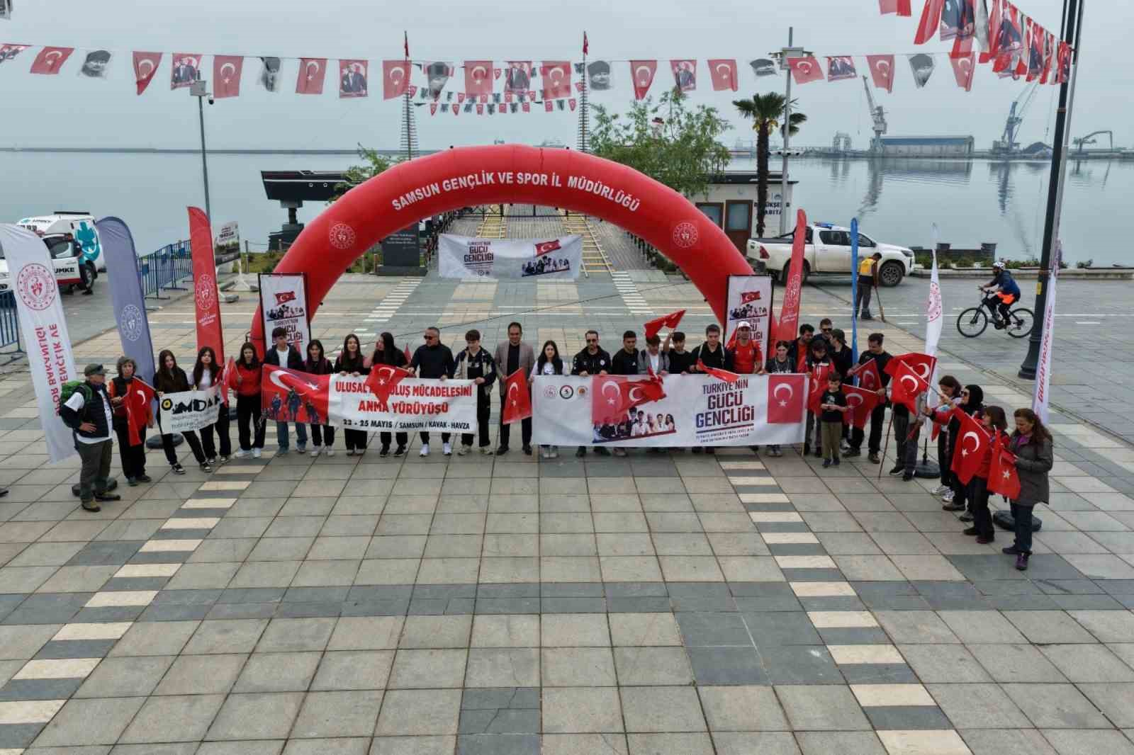 86 kilometrelik ’Dağcılık Ulusal Kurtuluş Mücadelesi Anma Yürüyüşü’ başladı