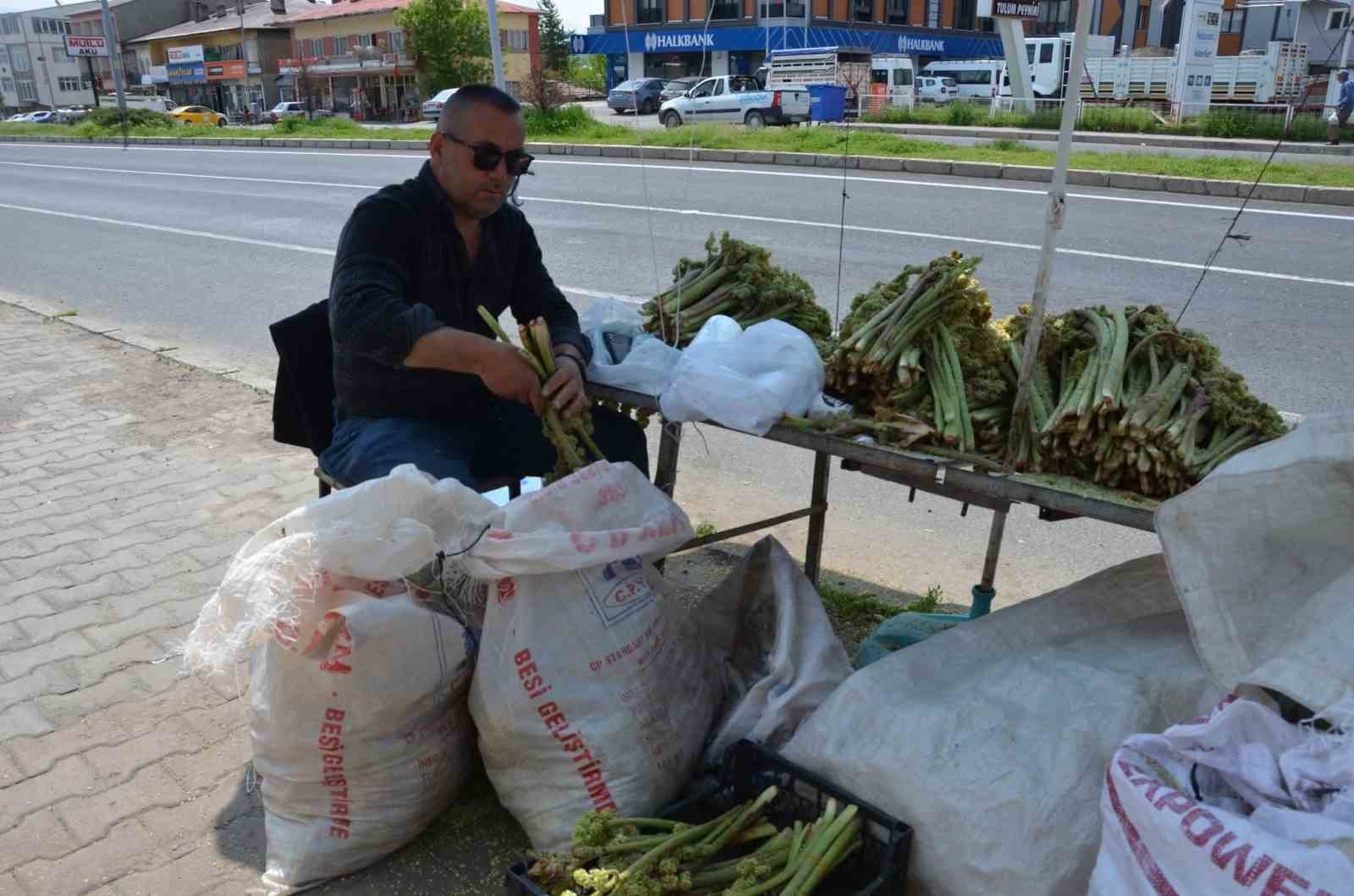 Yaylalardan toplandı, tezg&acirc;hlarda satışa sunuldu
