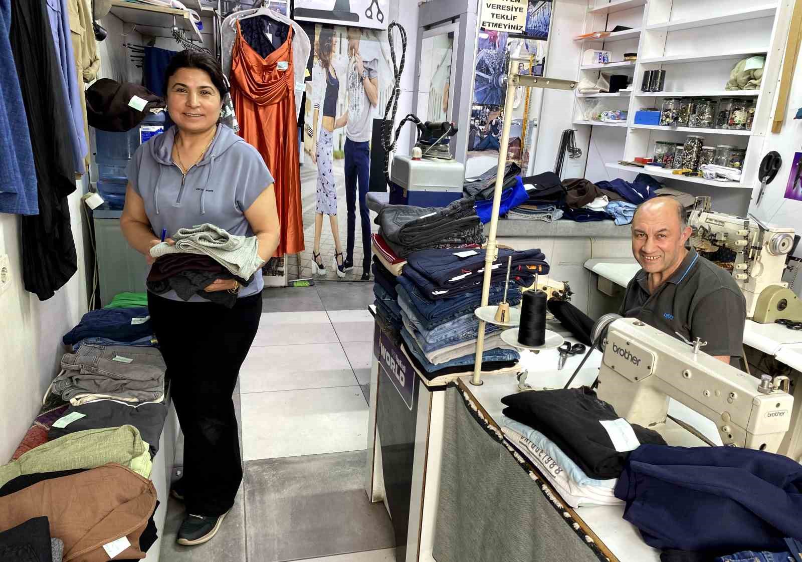 Terzilerde gece yarısına kadar tamirat yoğunluğu