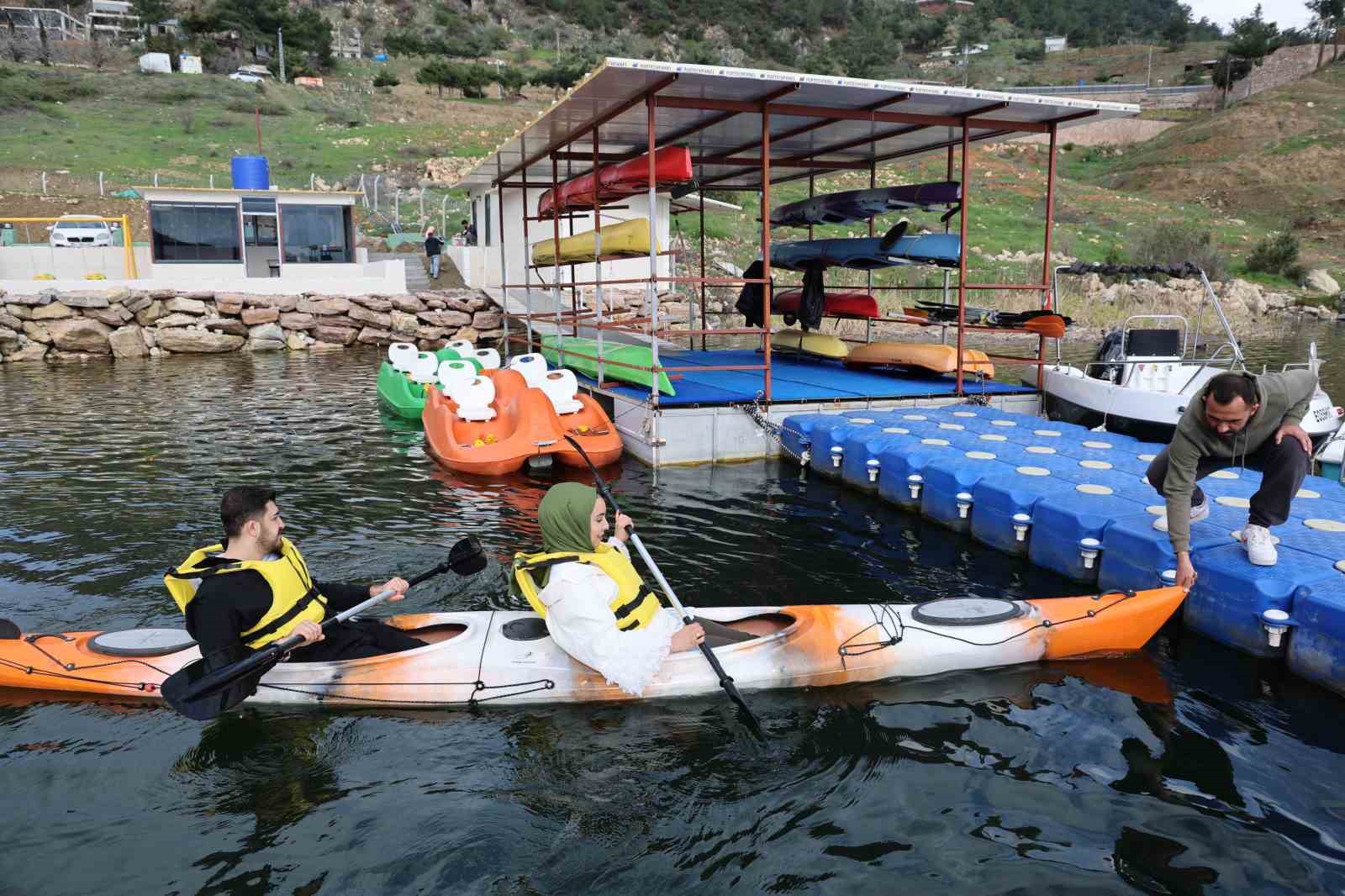 Kahramanmaraş’ta kano keyfi: ’Deniz yok ama su sporları var’
