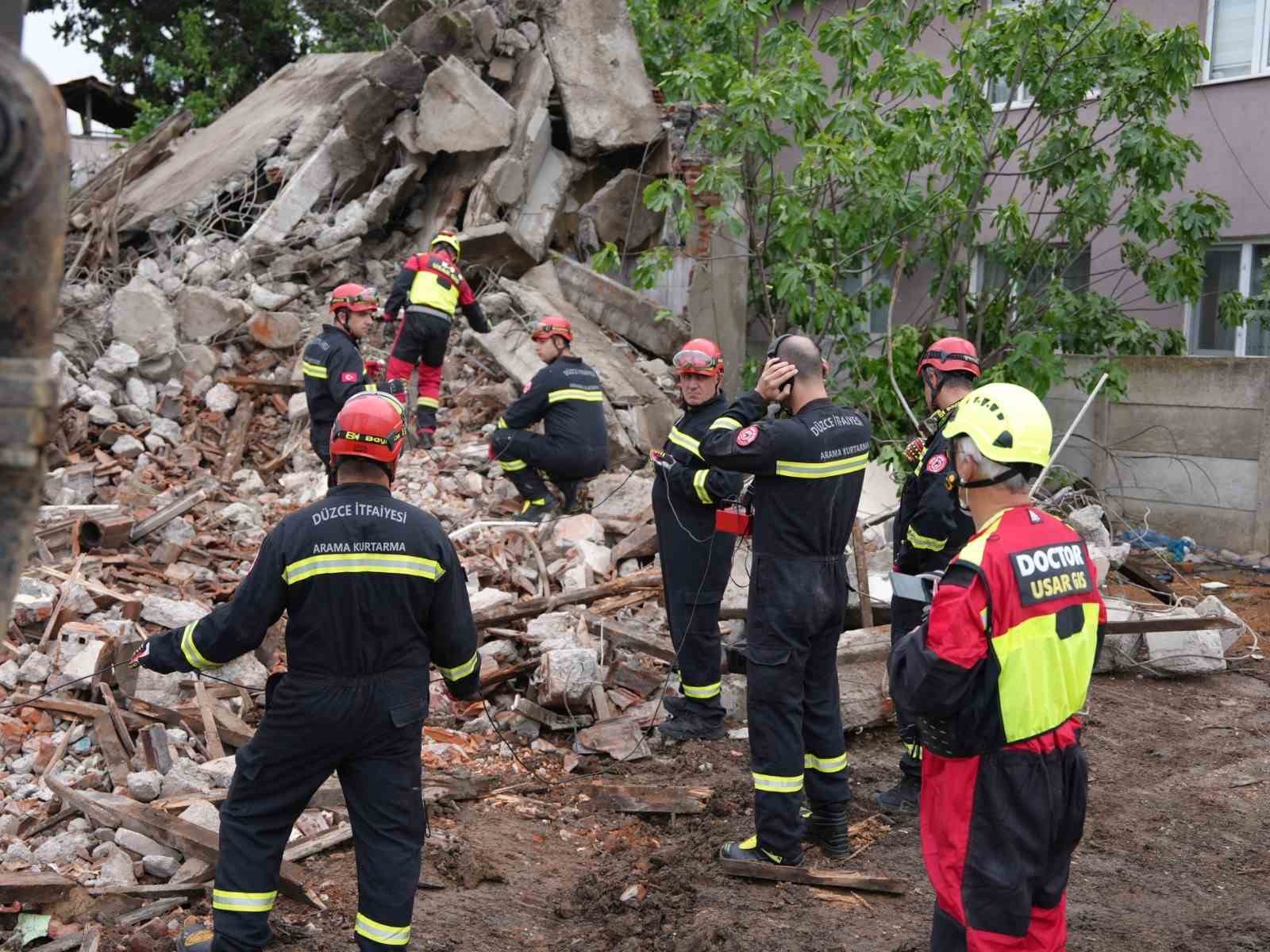 Düzce İtfaiyesi’ne Fransa’dan arama kurtarma desteği