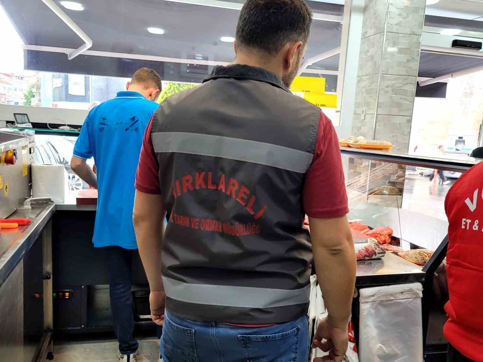 Kırklareli&rsquo;nde et ve &uuml;r&uuml;nleri mercek altında
