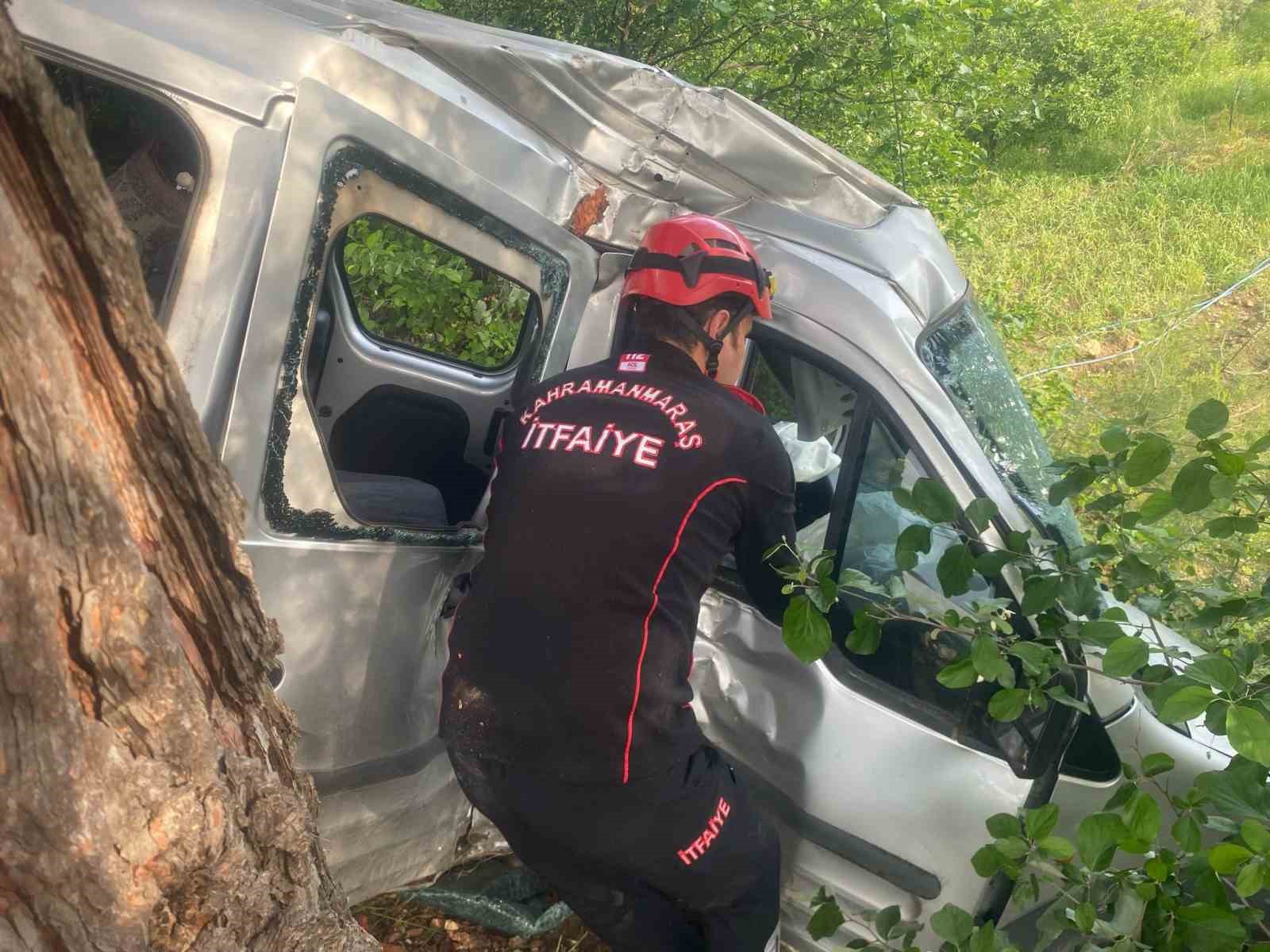 Kahramanmaraş’ta trafik kazası: 1’i ağır 4 yaralı
