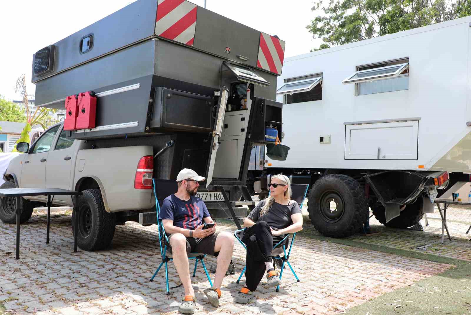 Karavan tutkunlarının bayram rotası Antalya oldu