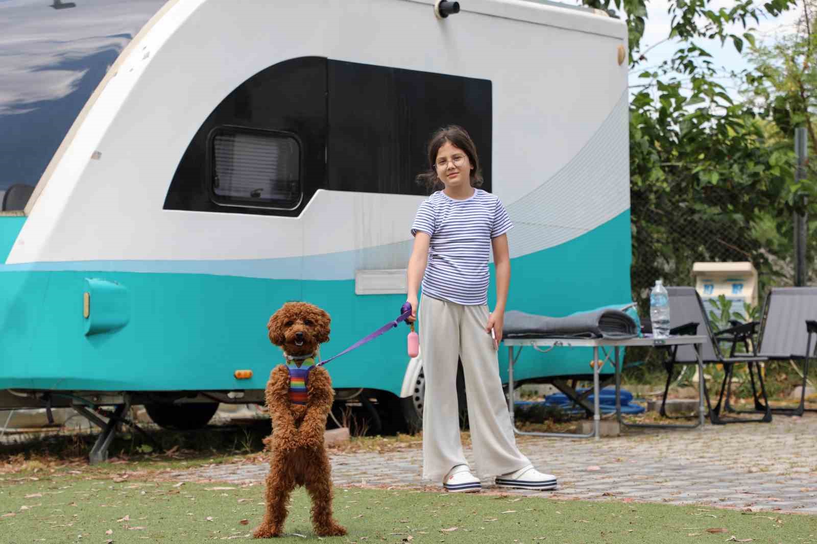 Karavan tutkunlarının bayram rotası Antalya oldu