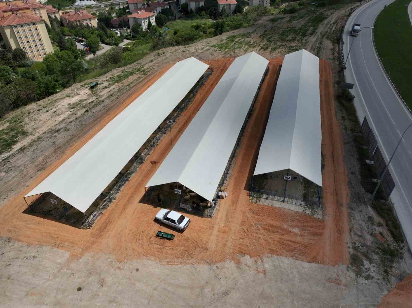 Bilecik&rsquo;te kurban satış alanı bayrama hazır
