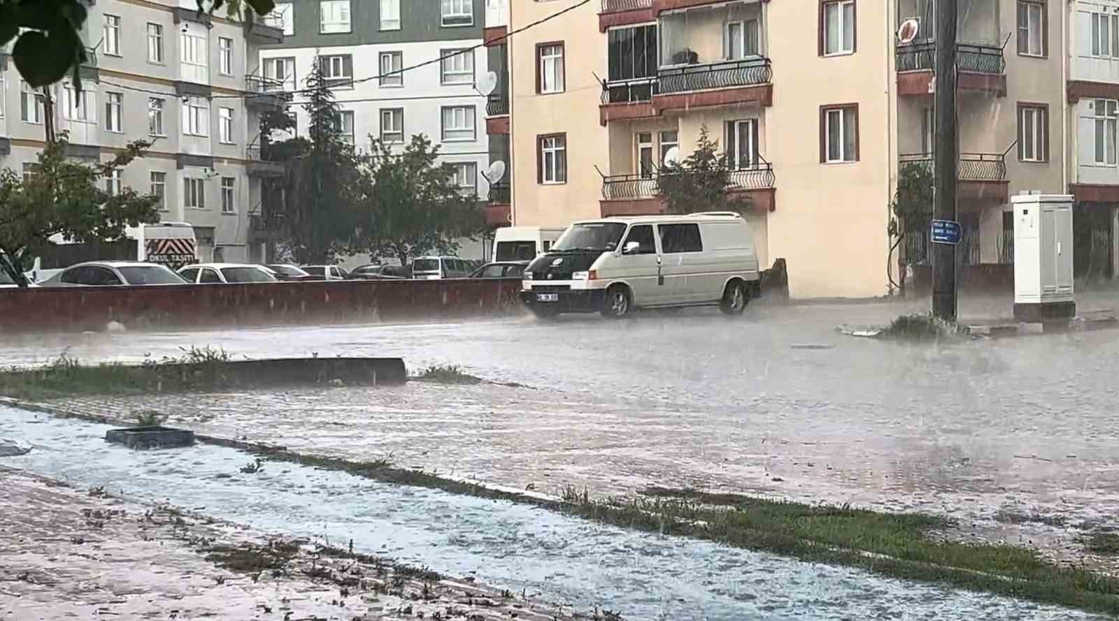 Aksaray’da şiddetli yağmur