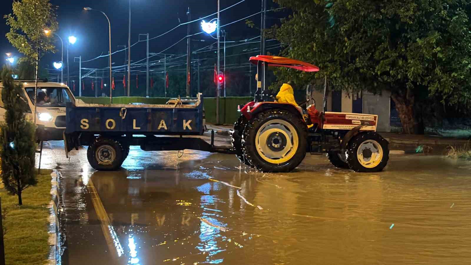 Osmaniye’de sağanak etkili oldu
