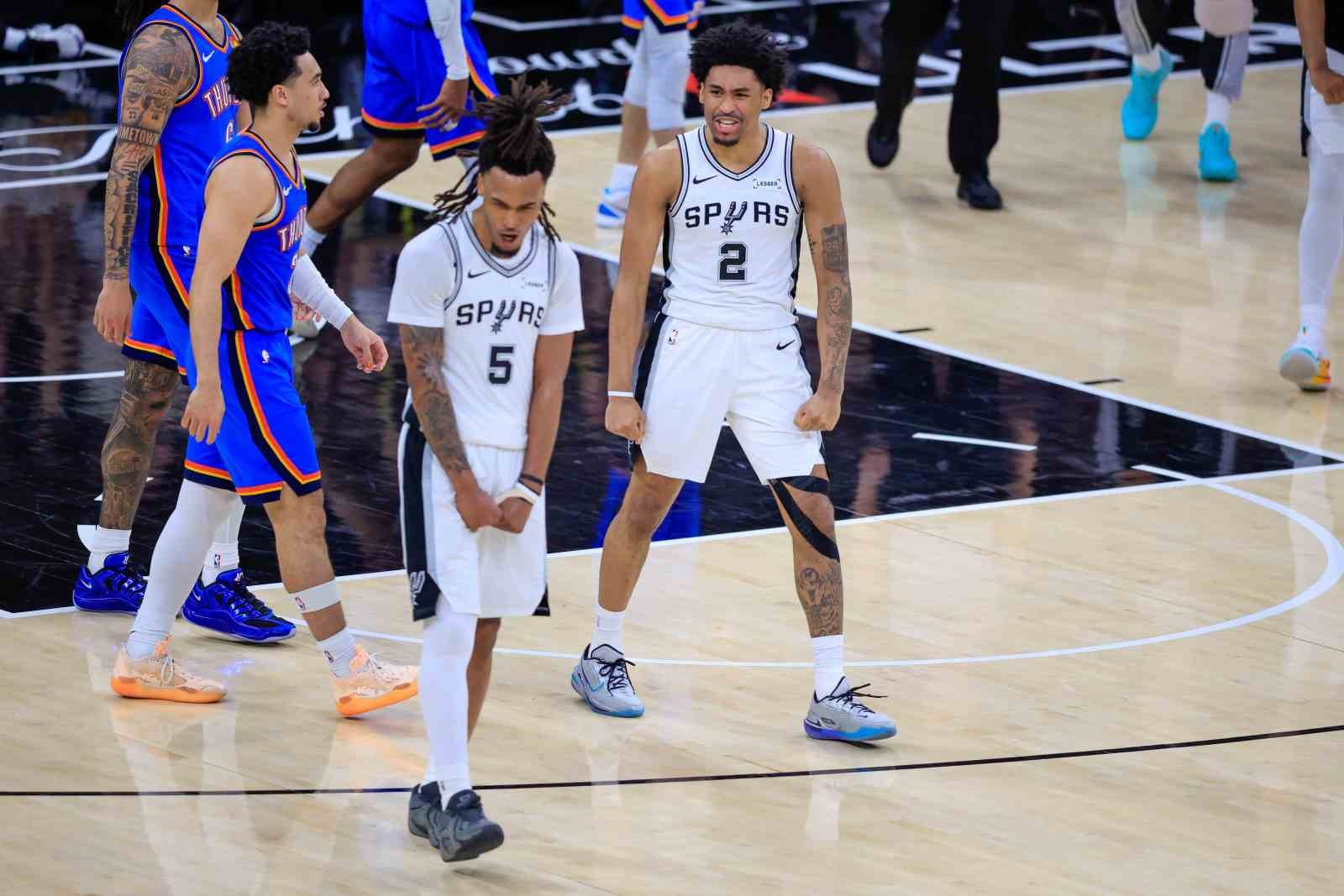 San Antonio Spurs, Oklahoma City Thunder’ı yenerek seriyi 2-2 yaptı
