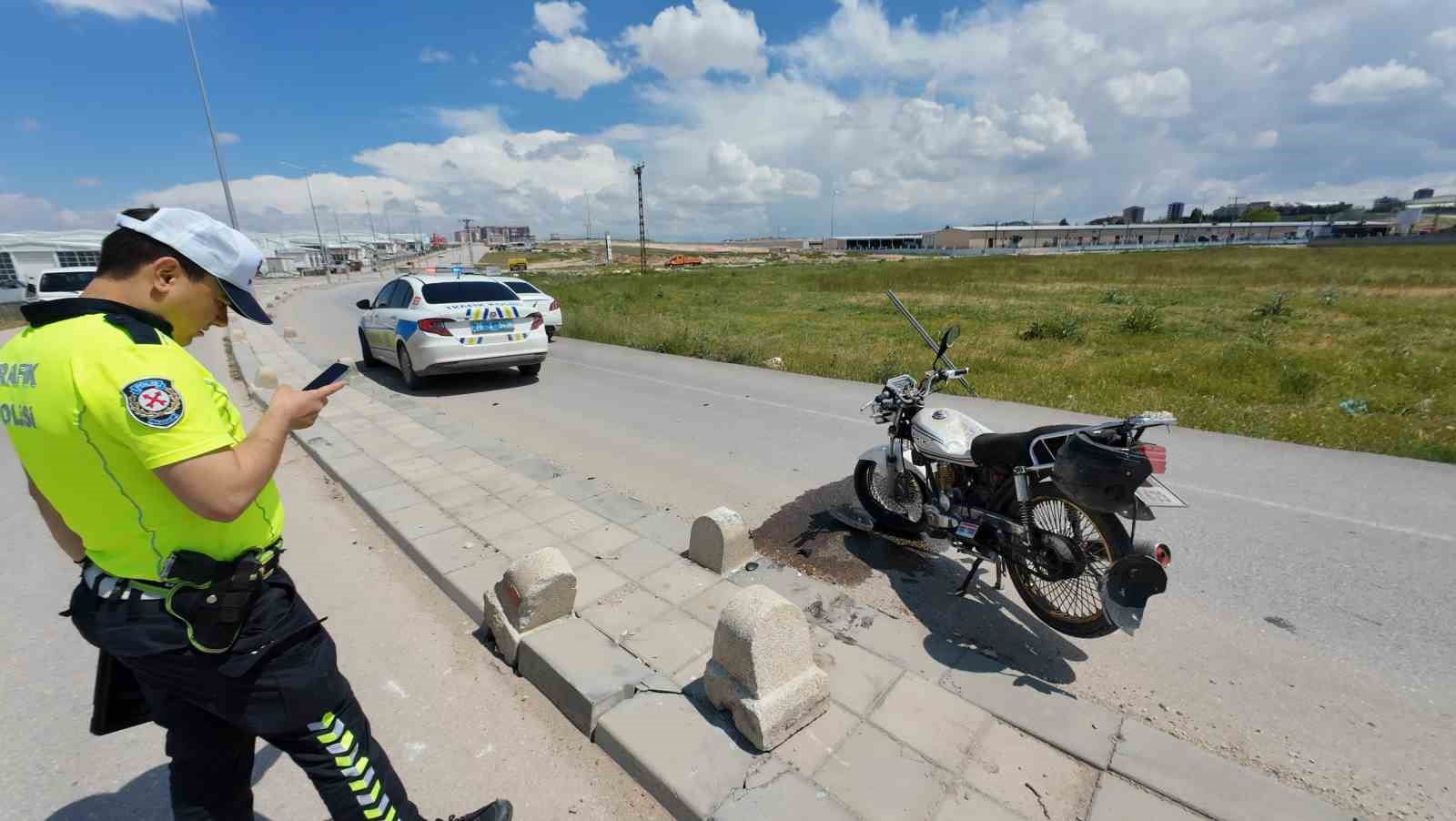 Karaman’da motosiklet kazası: 1 yaralı