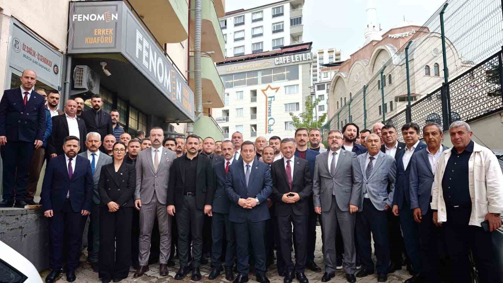 MHP Kütahya Milletvekili Erbaş’tan İl Başkanı Özkan’a ziyaret
