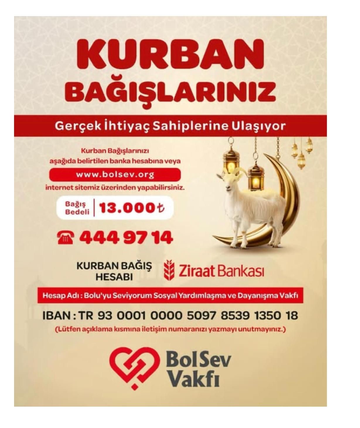 Para toplayıp kurban kesmediği iddia edilen BOLSEV bu yıl bağış toplamadı