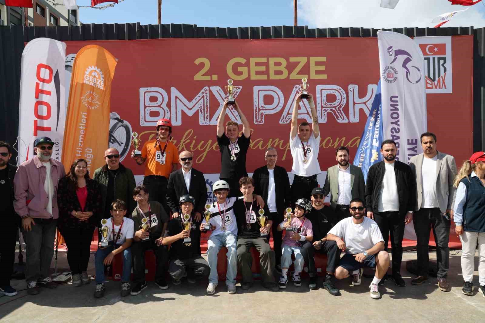 Gebze’de 2. BMX Park Türkiye Şampiyonası heyecanı yaşandı