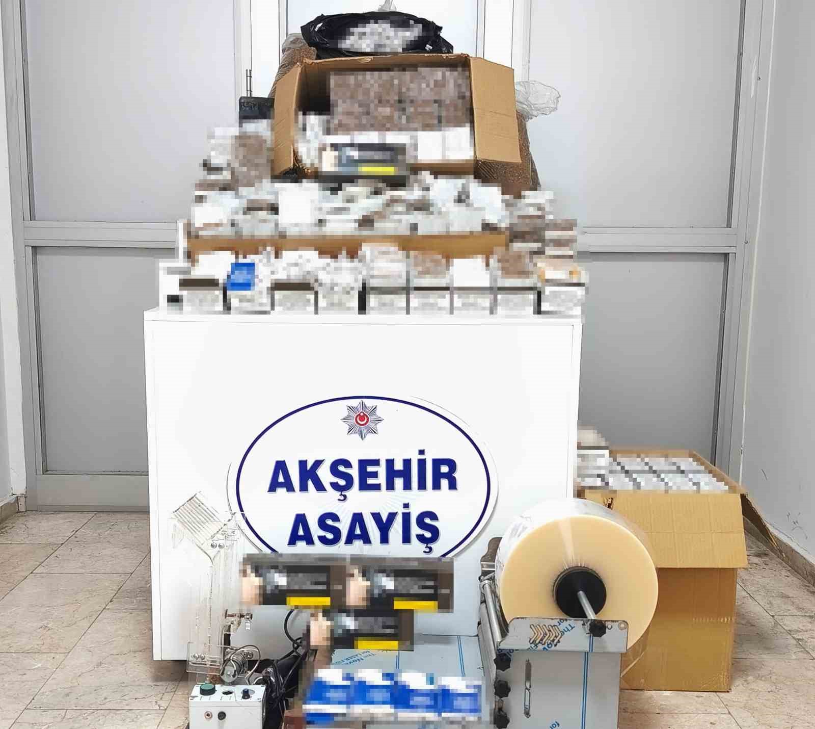 Akşehir polisi kaçakçılara göz açtırmıyor