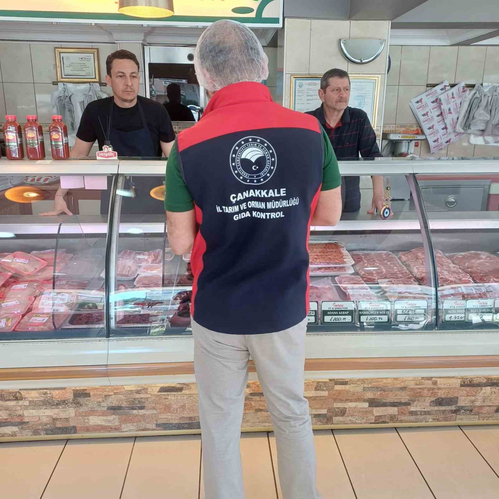Çanakkale’de Kurban Bayramı öncesi denetimler devam ediyor