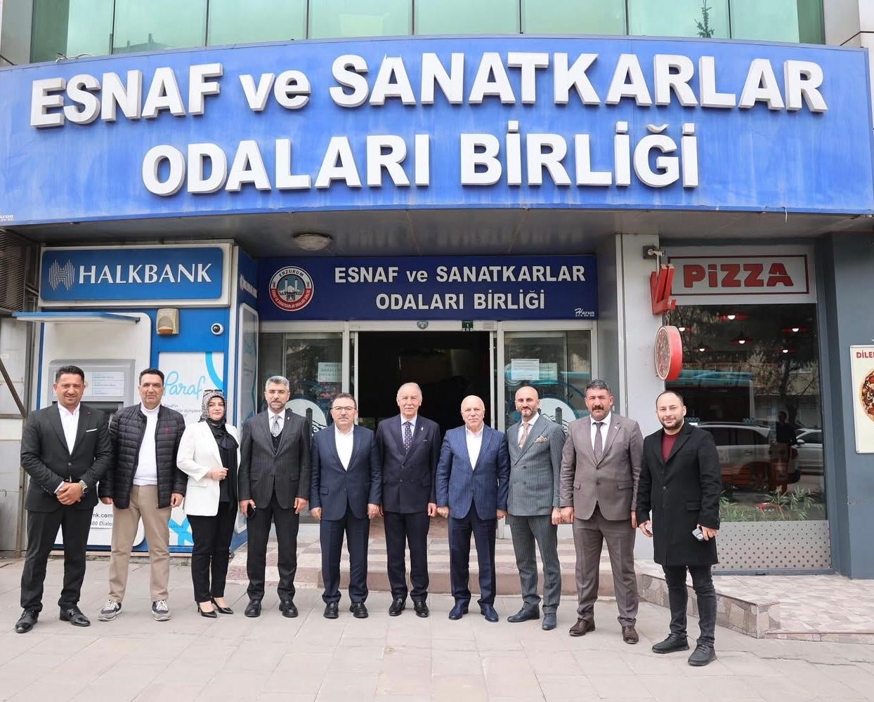 AK Parti Erzurum Milletvekili Altınok’tan ESOB’a ‘hayırlı olsun’ ziyareti