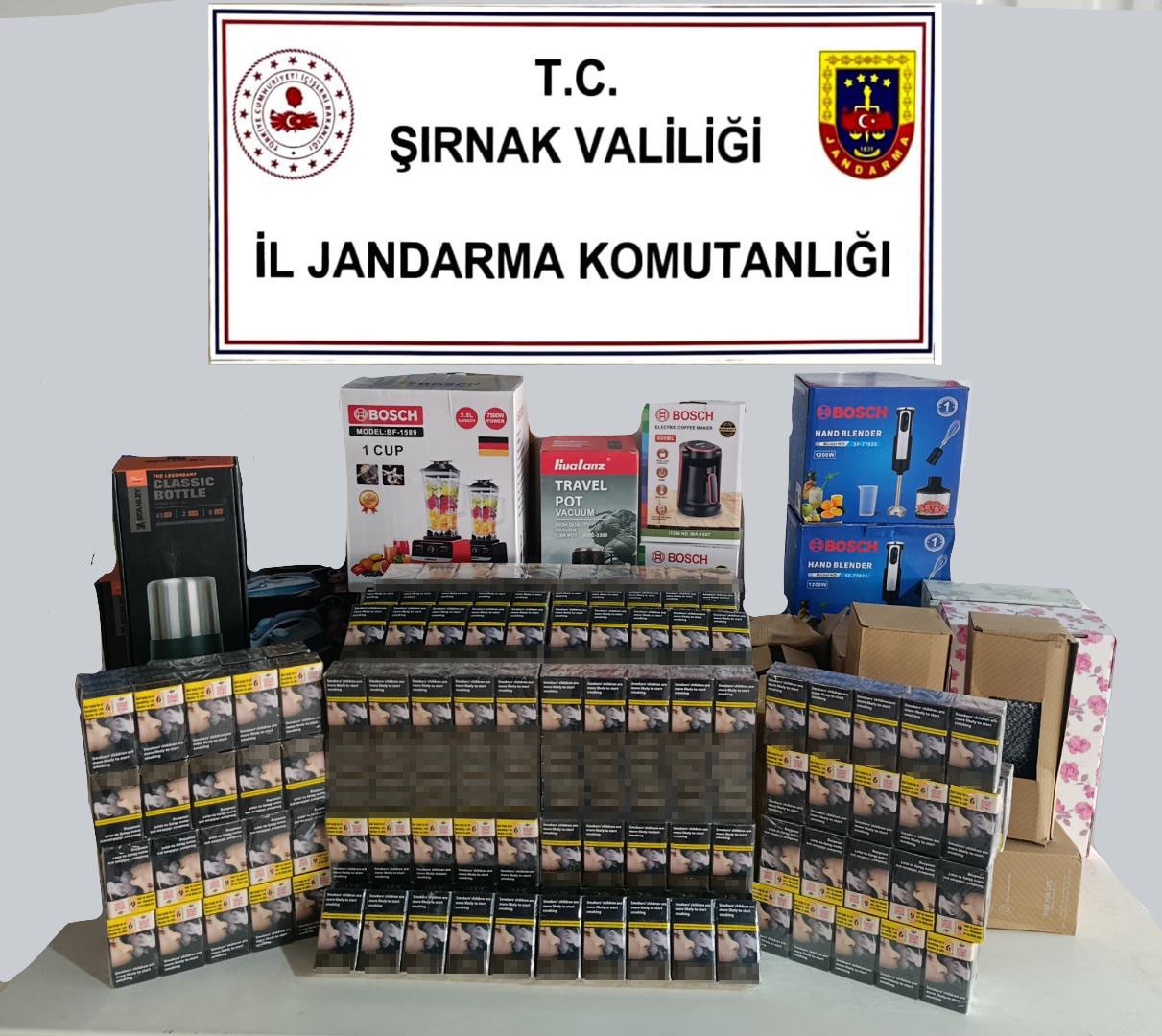 Şırnak’ta jandarmadan kaçakçılık operasyonu: 105 şüpheli yakalandı