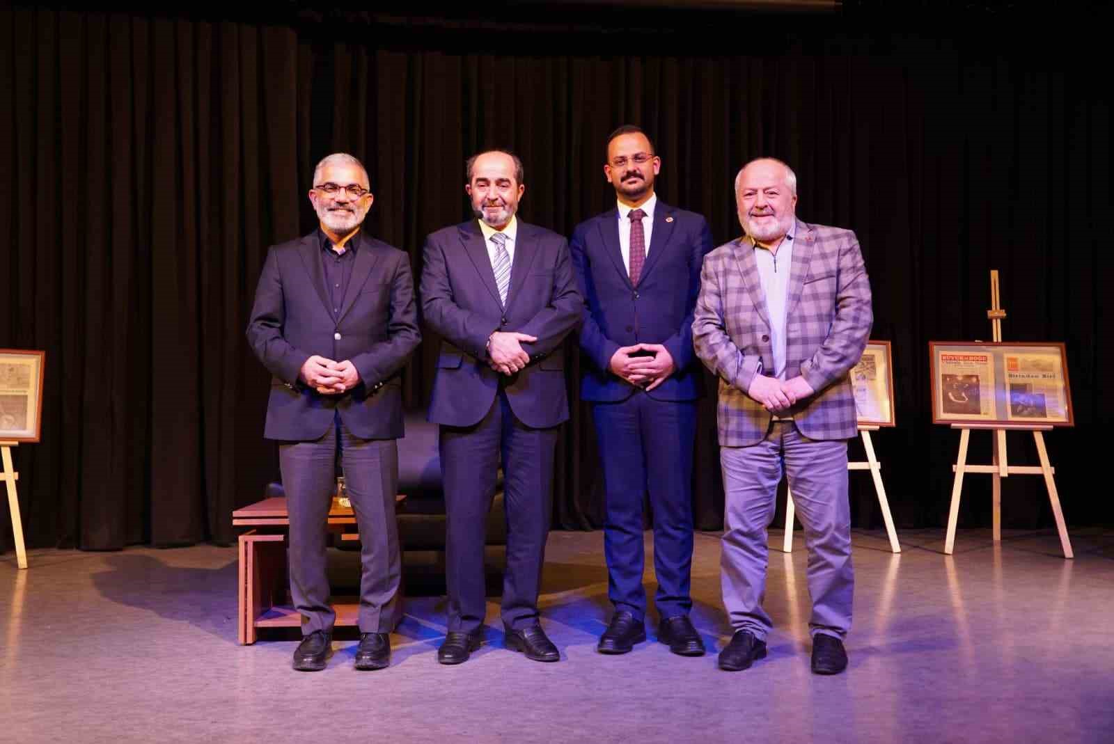 Erzurum’da "Zor Zamanda Konuşan Adam: Necip Fazıl Kısakürek" programına yoğun ilgi
