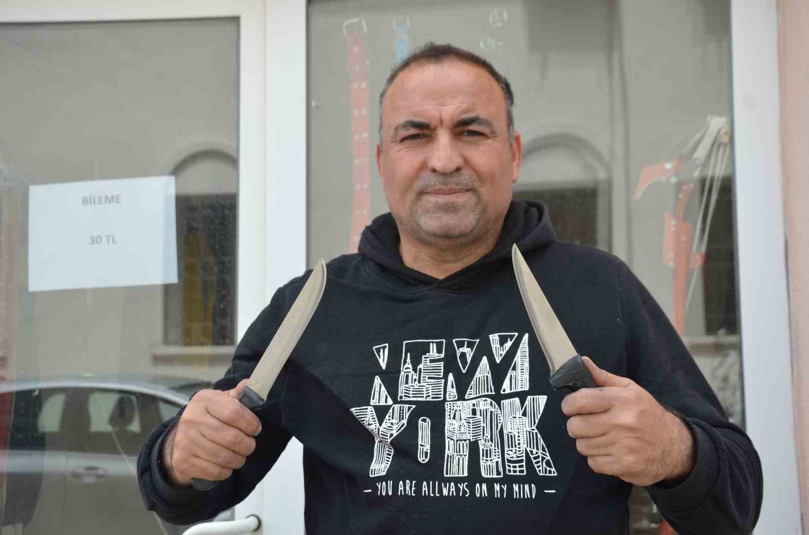 15 yıllık bıçakçının ’kurban’ mesaisi

