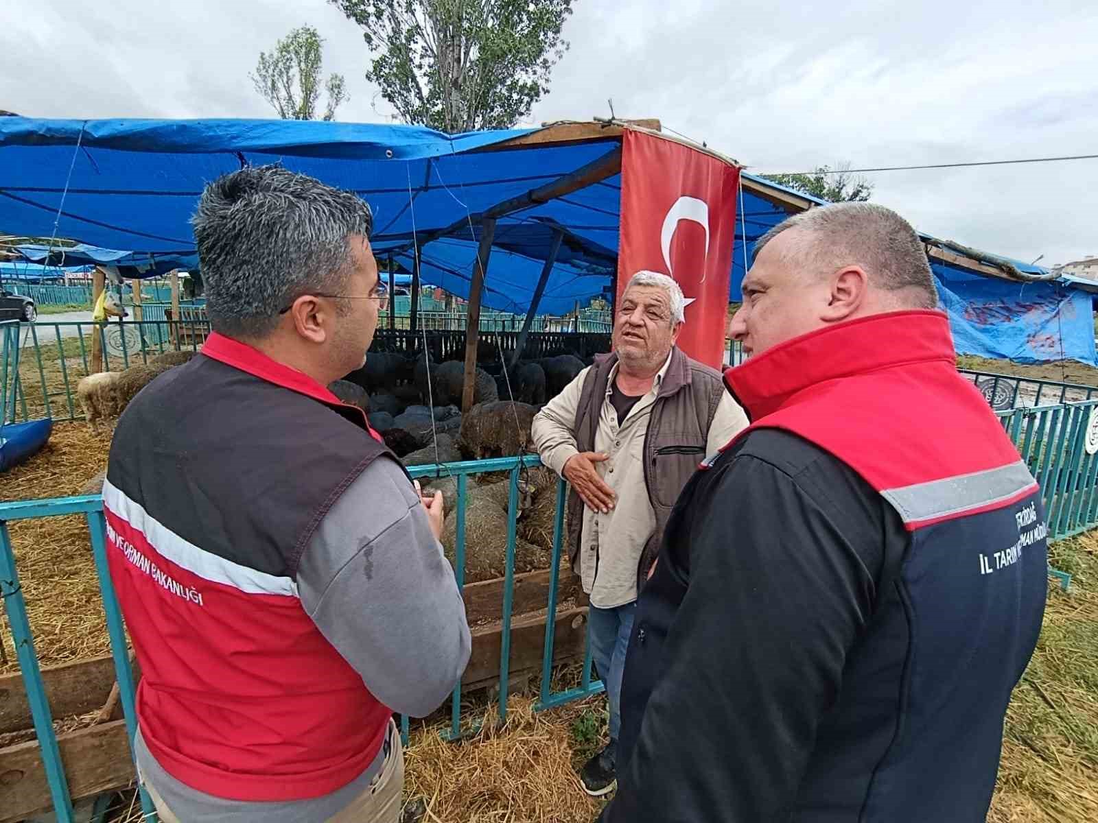 Tekirdağ&rsquo;da kurbanlık satış yerlerinde sıkı denetim
