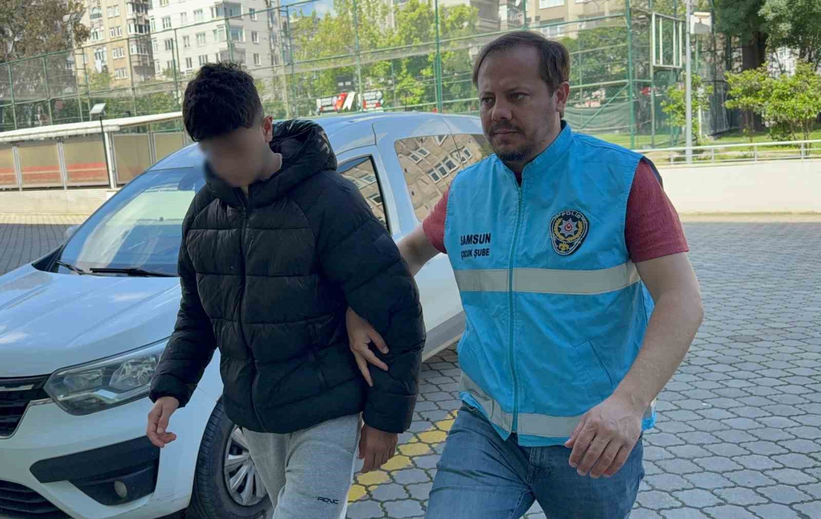 Samsun&rsquo;da 17 yaşındaki &ccedil;ocuk uyuşturucu ticaretinden tutuklandı
