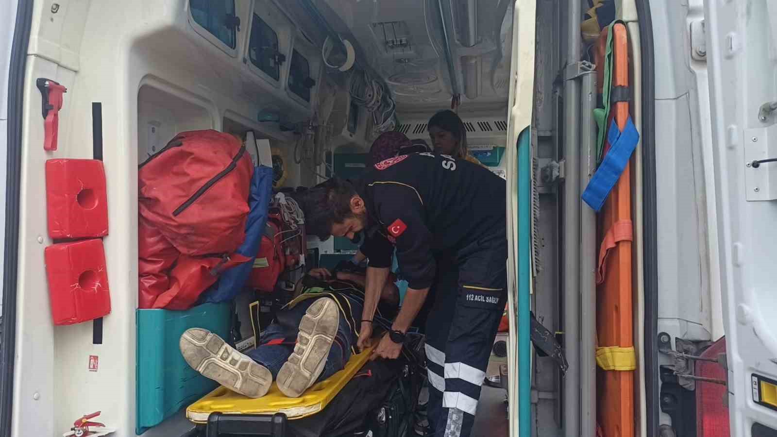 Konya’da otomobil ile motosiklet çarpıştı: 1 yaralı