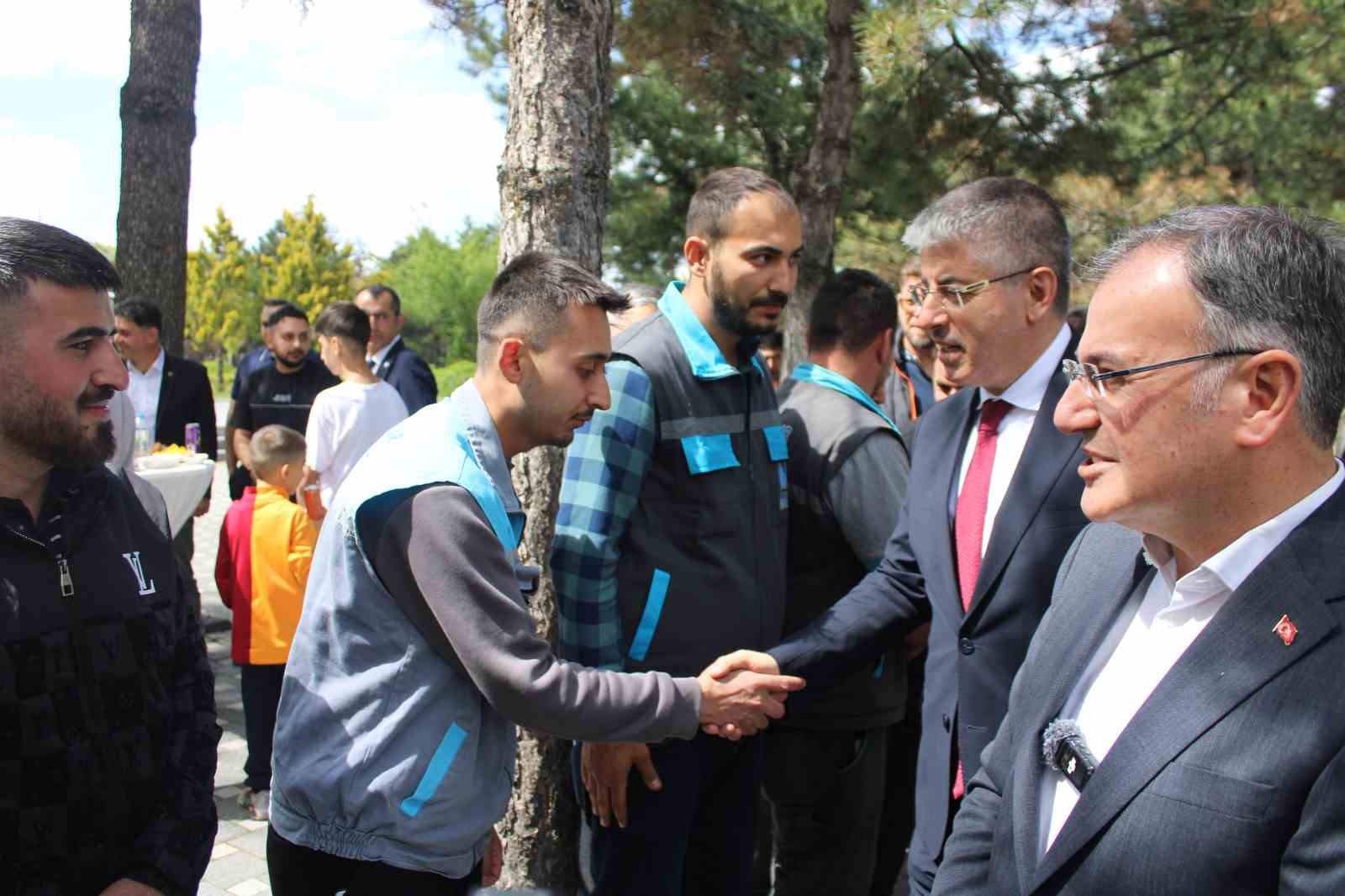 Hacılar’da bayramlaşma programı düzenlendi