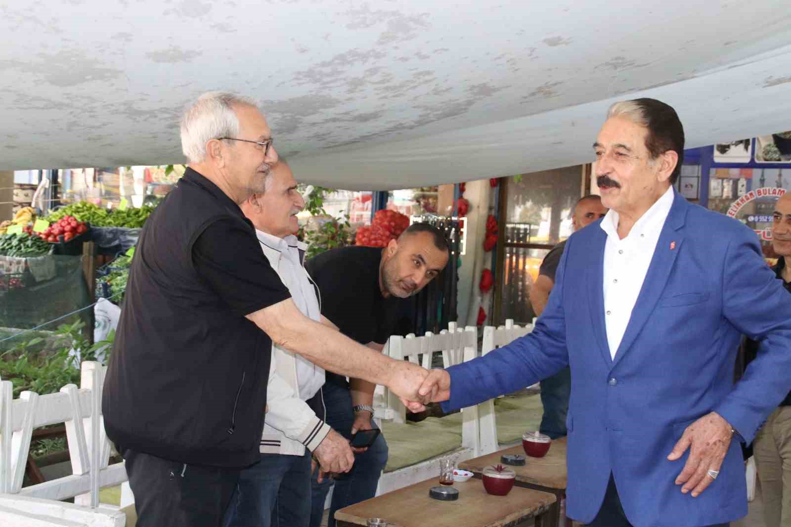 MESOB Başkanı Keskin&rsquo;den esnaf ziyareti
