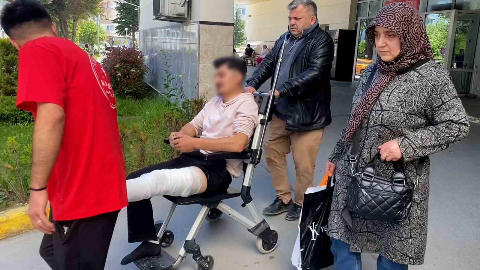 Bolu’da acemi kasaplar hastaneye koştu