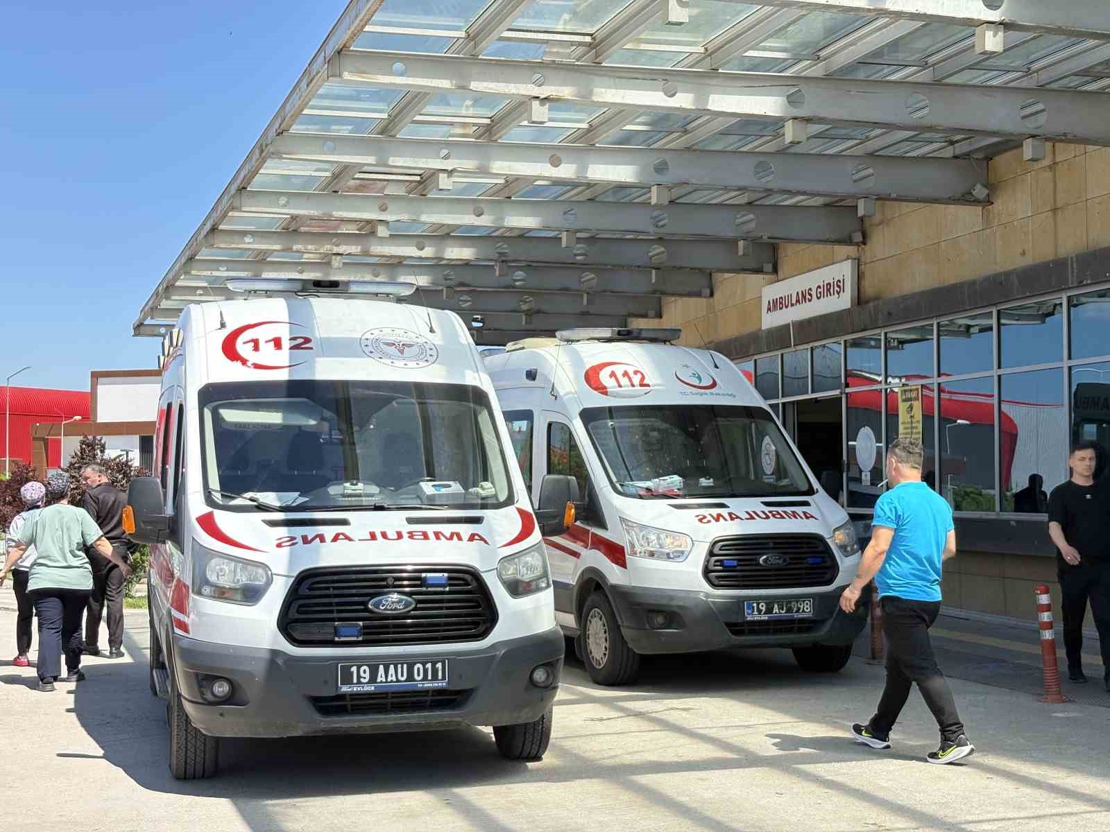 &Ccedil;orum&rsquo;da acemi kasaplar soluğu hastanede aldı
