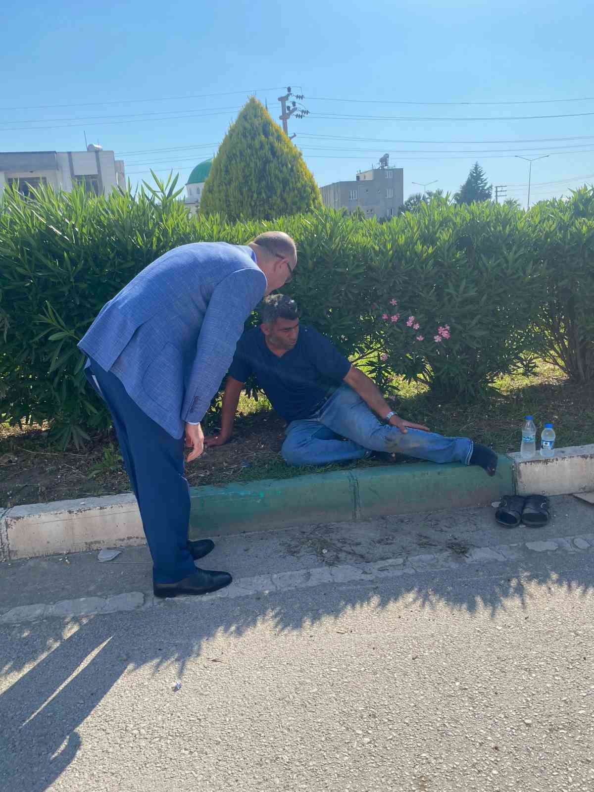 Kaza yapan gence ilk m&uuml;dahaleyi Vali Serdenge&ccedil;ti yaptı
