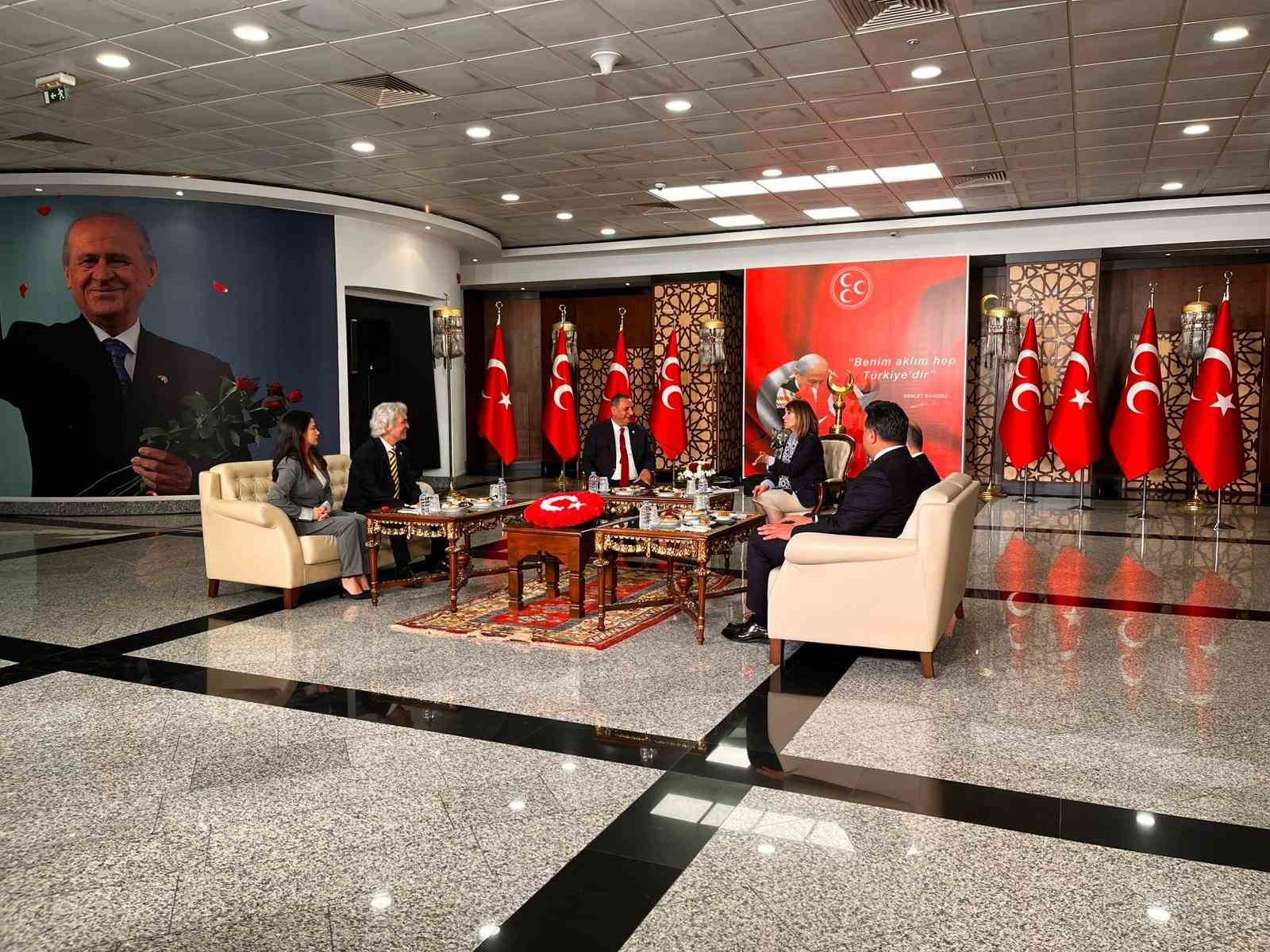 Demokratik Sol Parti’den MHP’ye bayram ziyareti
