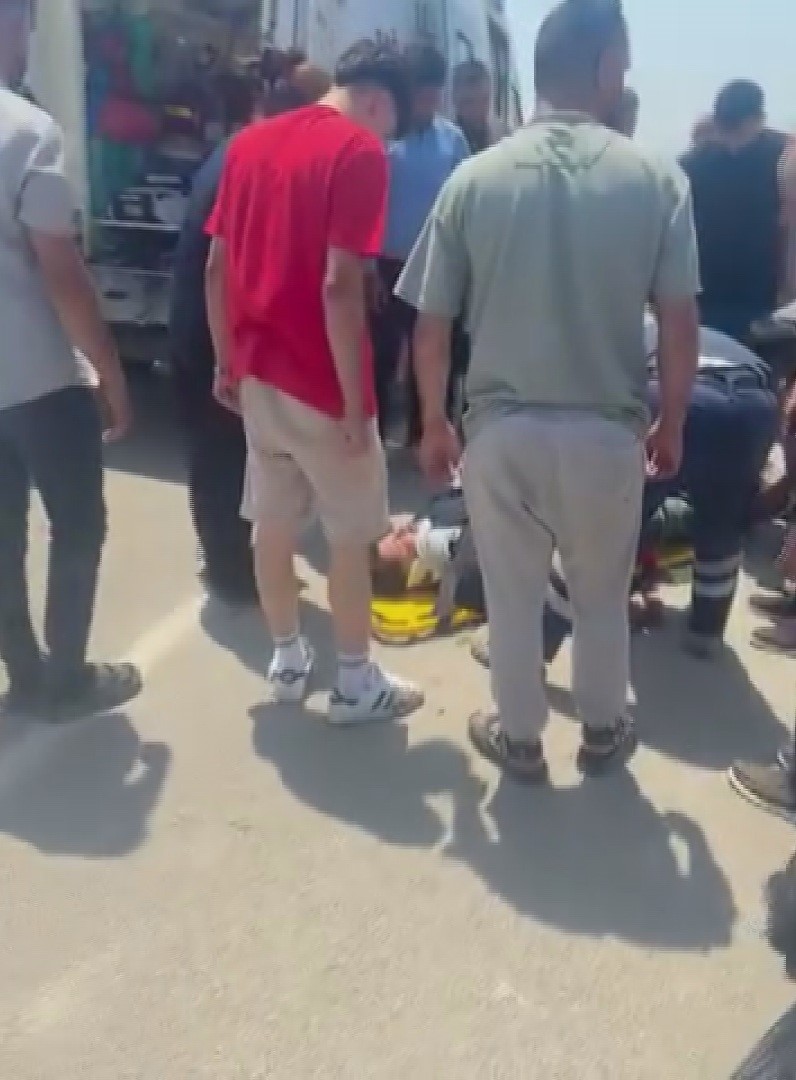 Hatay’da motosiklete çarpan otomobil takla attı: 1 ölü, 1 yaralı