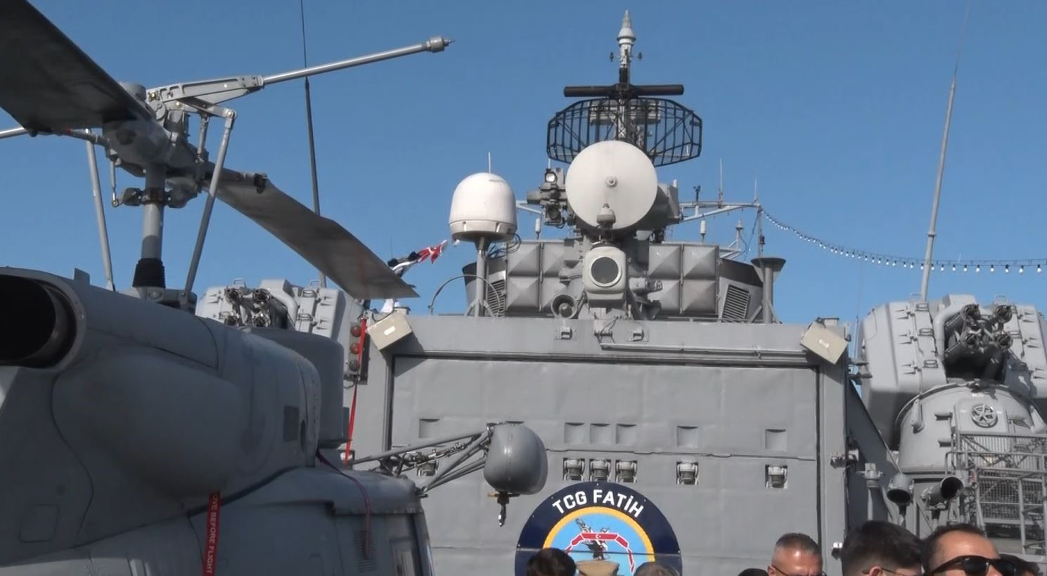 TCG Fatih-Fırkateyn Gemisi, Sarayburnu Limanı’nda ziyarete açıldı