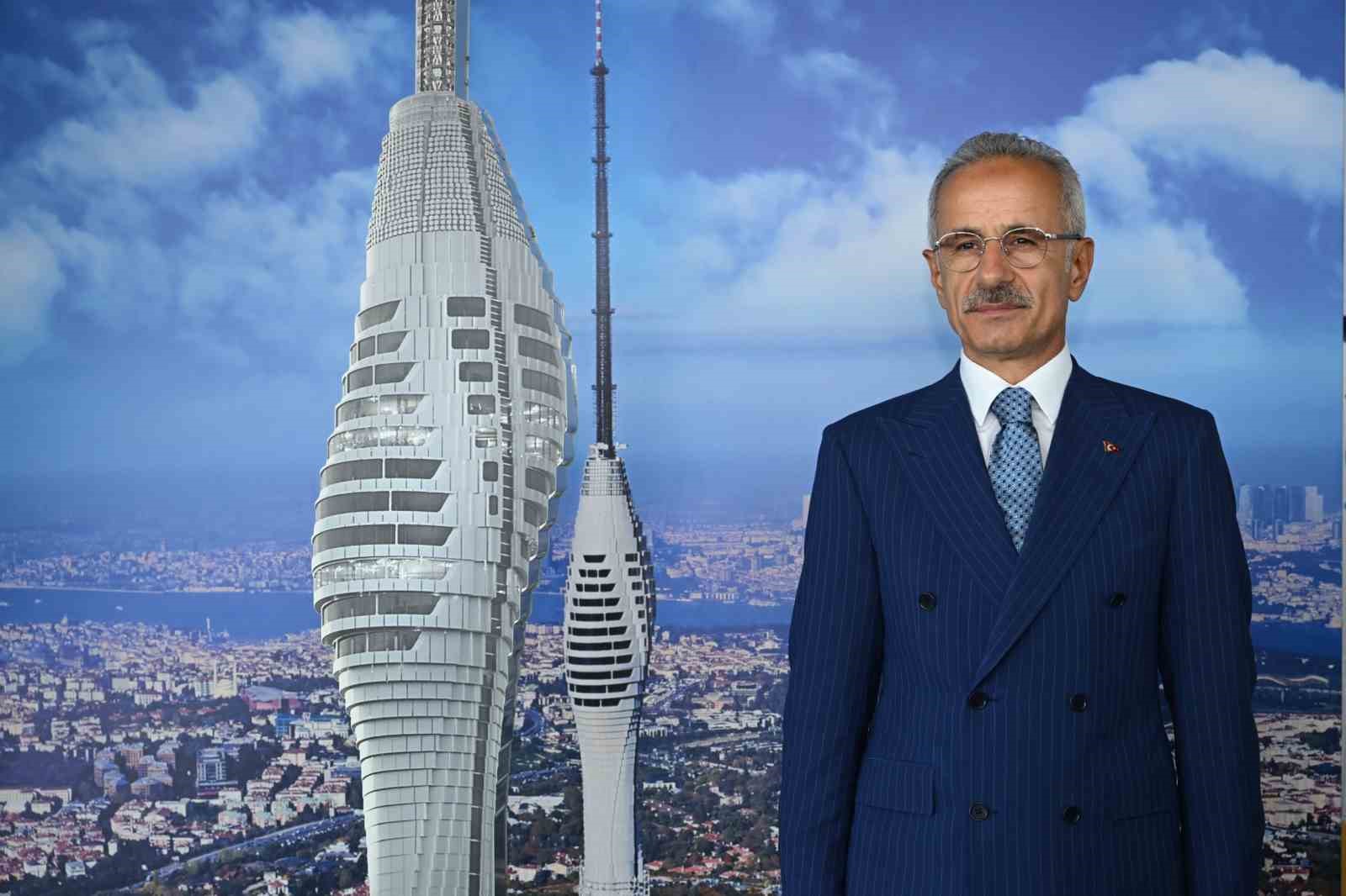 Bakan Uraloğlu: "Çamlıca kulesi, açıldığı günden bu yana yaklaşık 2,8 milyon ziyaretçiyi ağırladı"