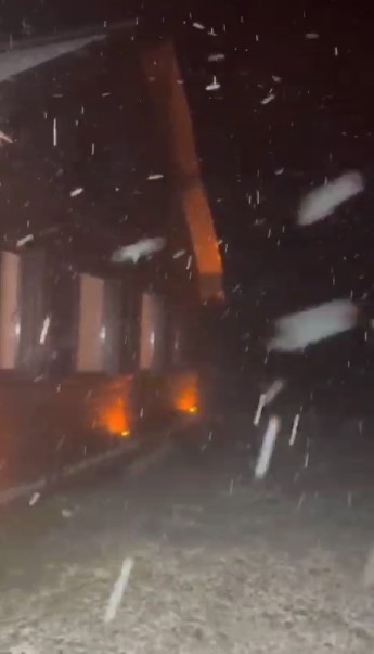 Doğu Karadeniz yaylalarına kış geri geldi