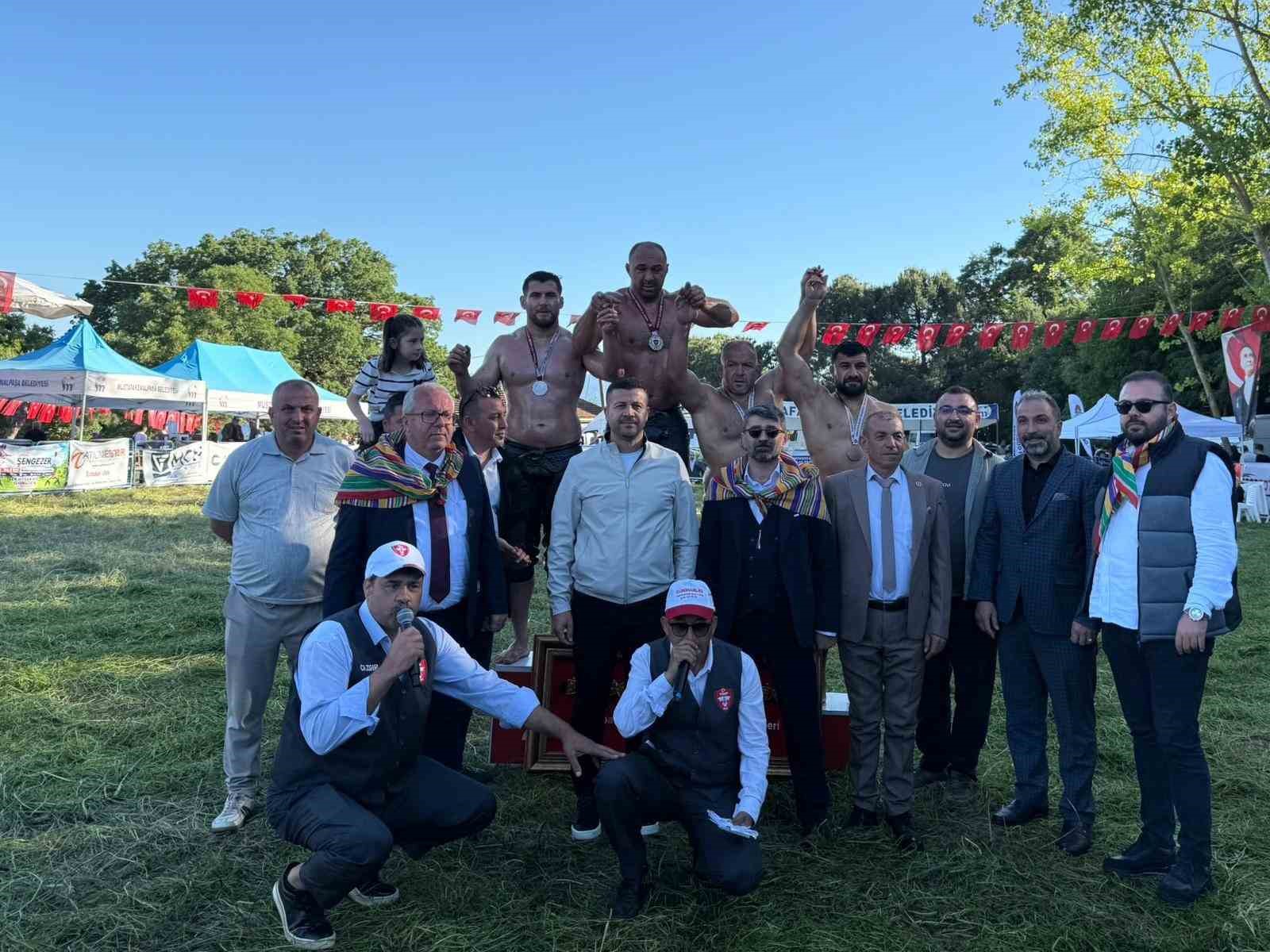 Kabulbaba Güreşleri’nin finalinde Ali Gürbüz 1’inci oldu