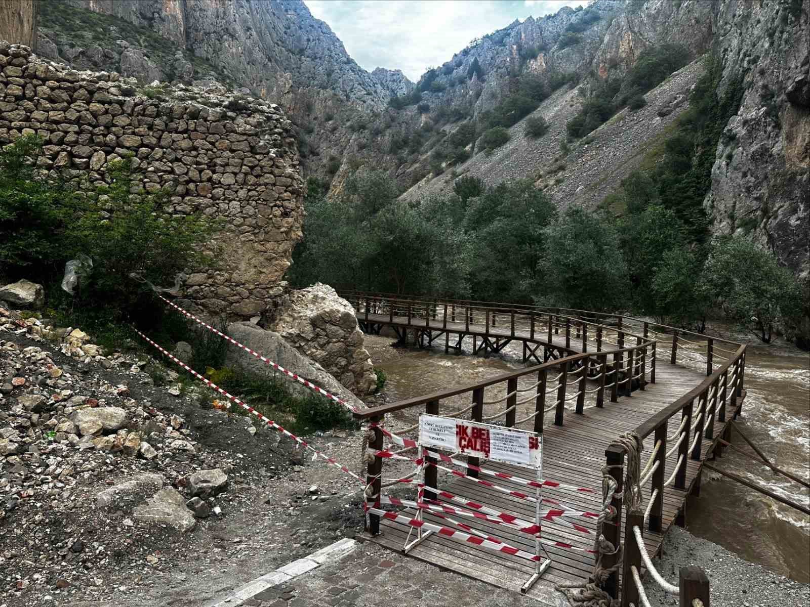 Kazankaya Kanyonu’nda tedbir alındı