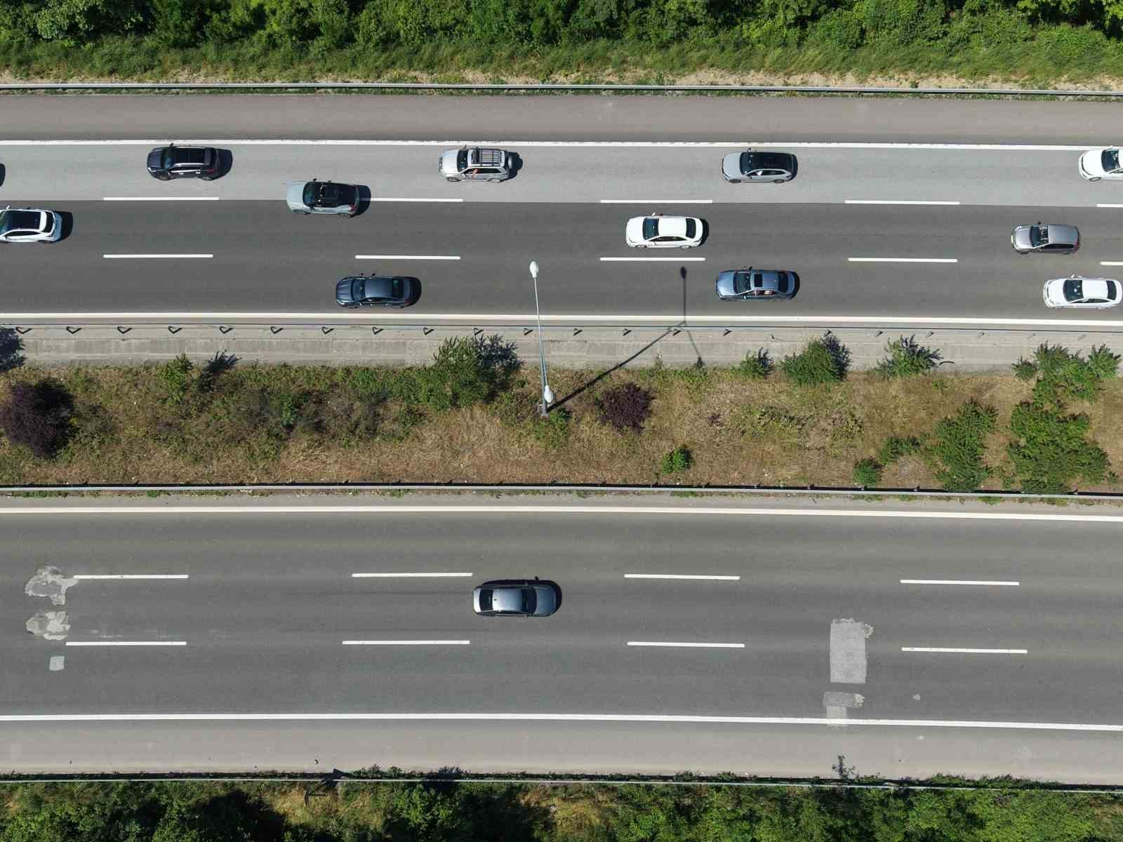 Bayram trafiği Düzce’de etkisini gösterdi