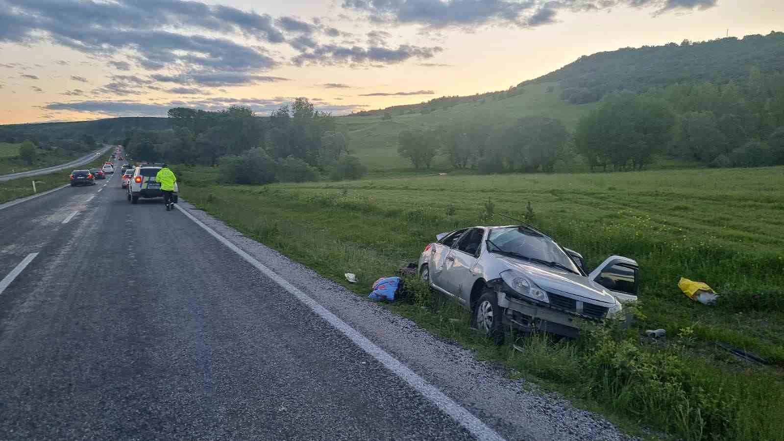 Yozgat’ta otomobil takla attı: 1 ölü, 3 yaralı