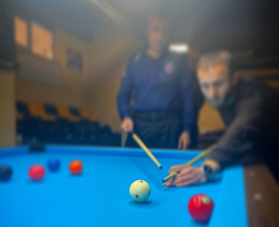 Denetimli serbestlik yükümlülerine bilardo etkinliği