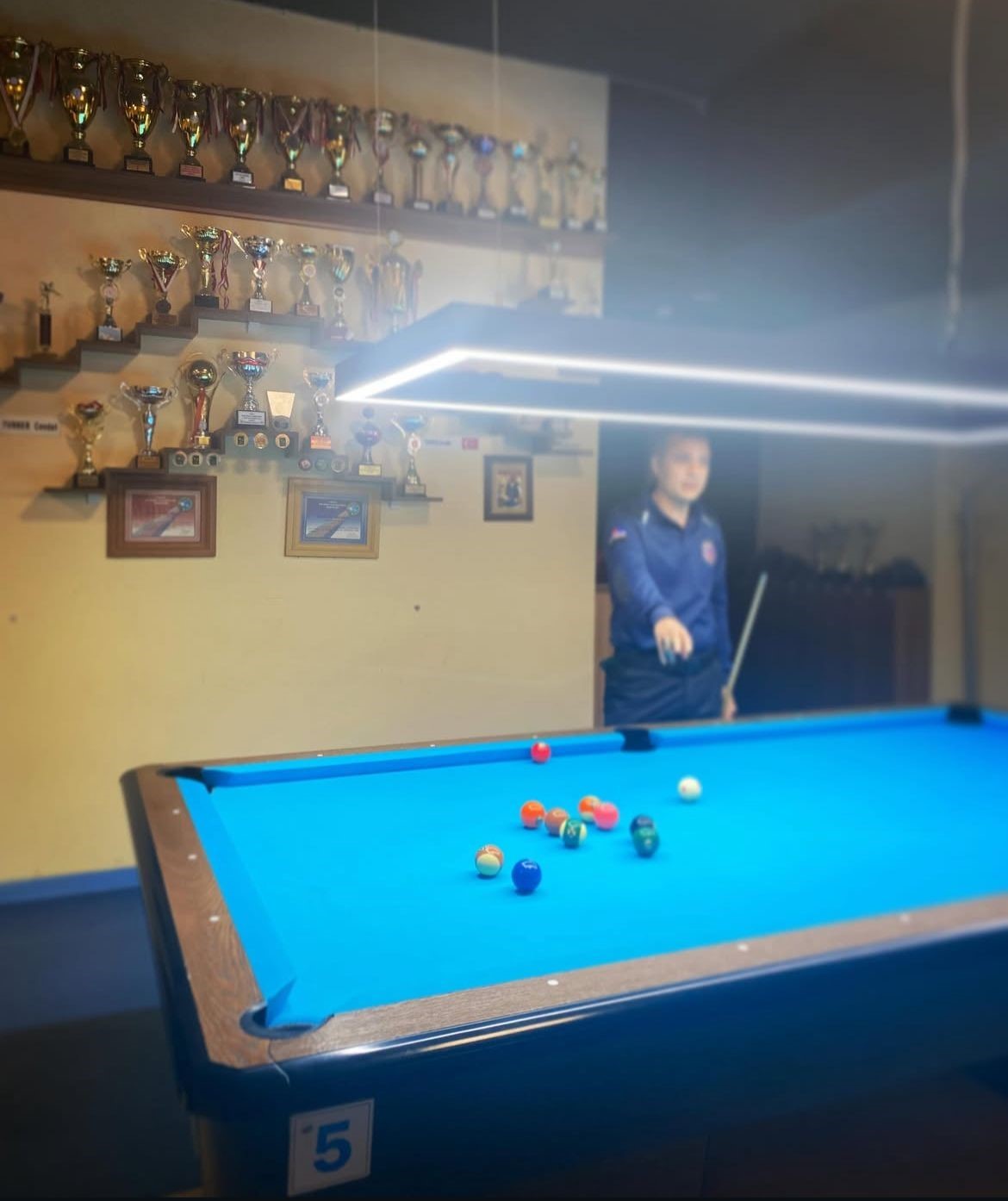 Denetimli serbestlik yükümlülerine bilardo etkinliği