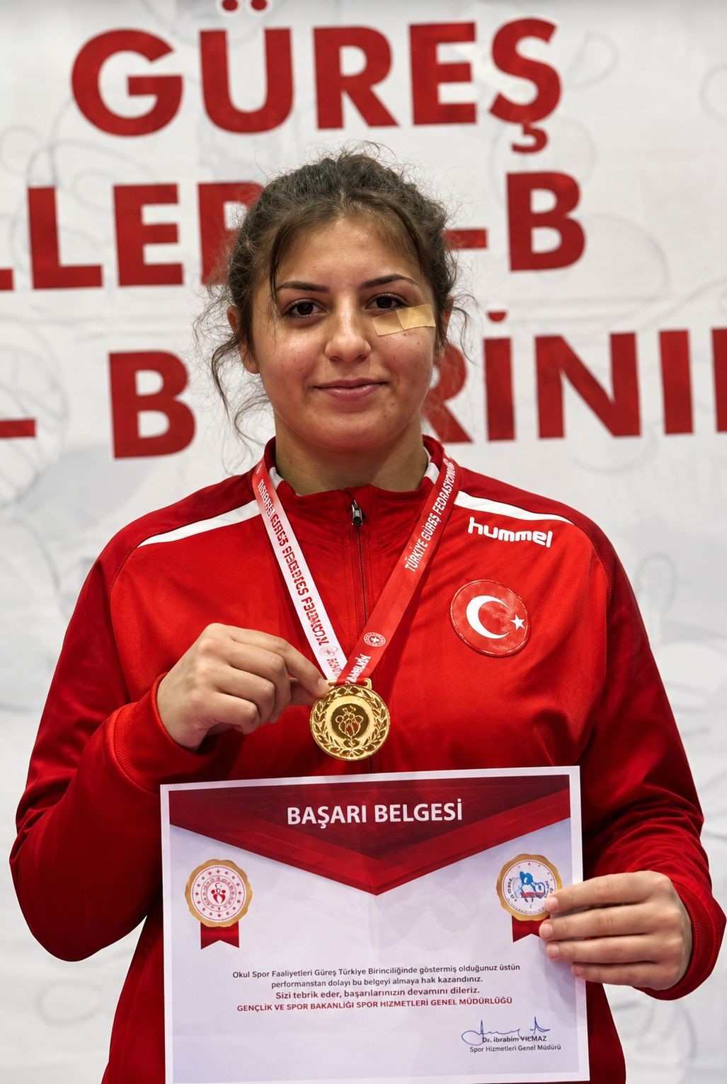 Sivas’ın "Altın Kızı" Türkiye şampiyonu oldu