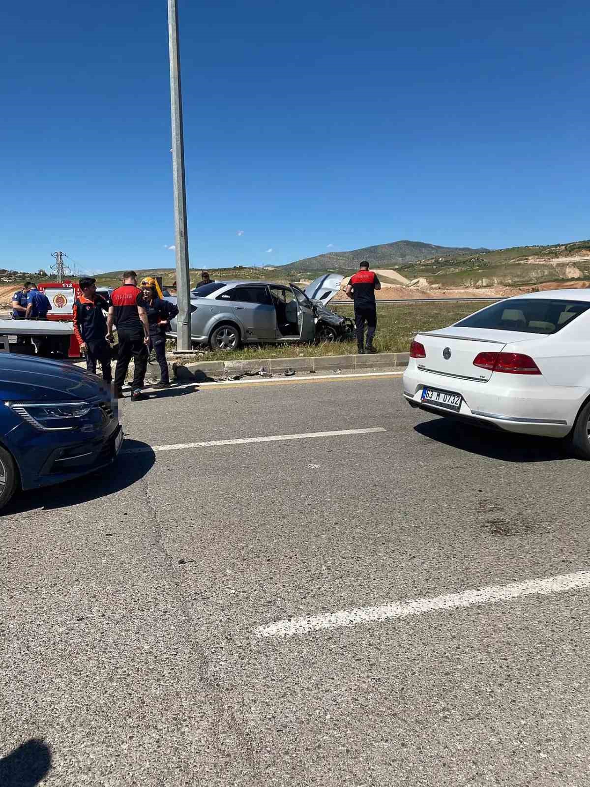 Siirt’te iki otomobil çarpıştı: 6 yaralı